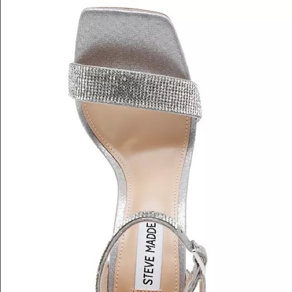Steve Madden sparkly 3” block heeled sandal sz 7M - Picture 4 of 4